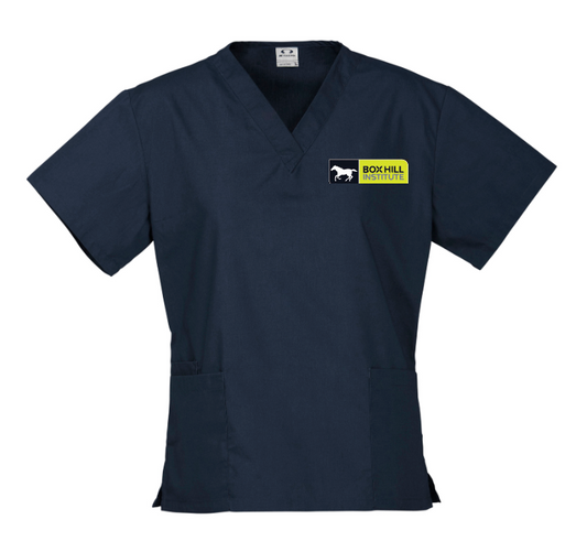 Box Hill Scrub Top - NAVY - LADIES - PRE ORDER