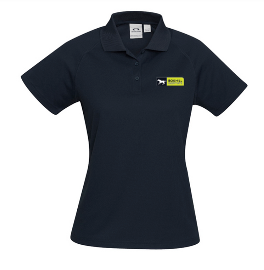 Box Hill Polo - Black - LADIES - PRE ORDER