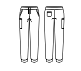 Beauty JOGGER Pants - BLACK - WOMENS - BIZ COLLECTION
